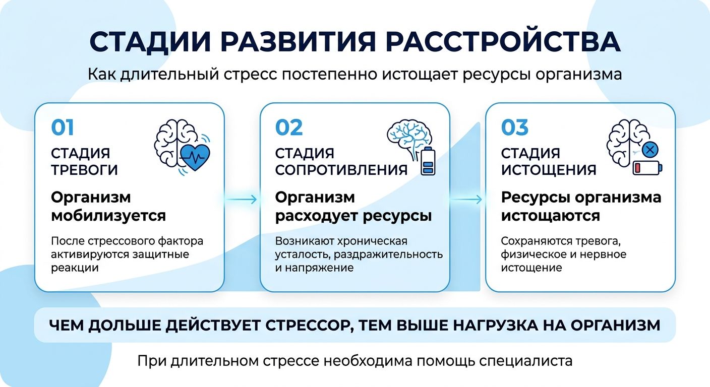 Лечение стресса в Геленджике инфографика
